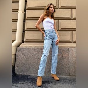 Aritzia || Denim Forum The Joni Loose Fit High Rise Jeans